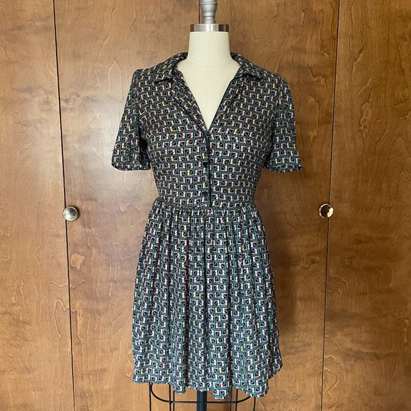 Doctor Who Green Mini Dress - Picture 2 of 5